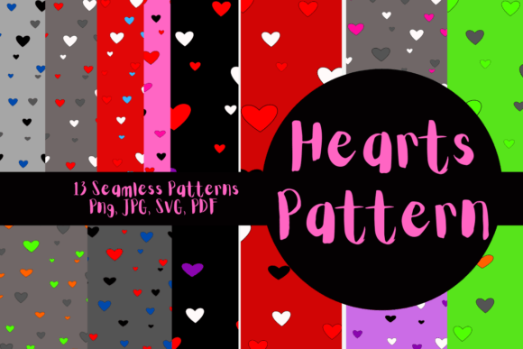 Hearts Pattern: Graphics for Freebies