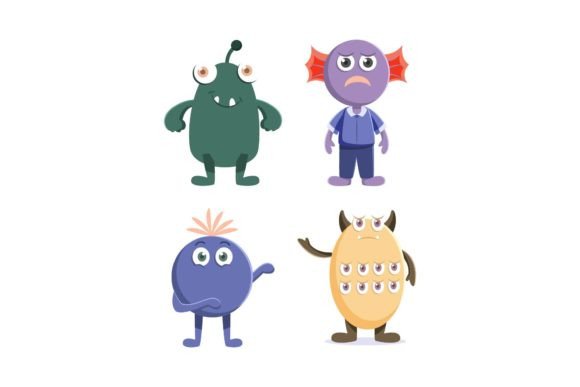 Monster Kids: Graphics for Creative Freebies
