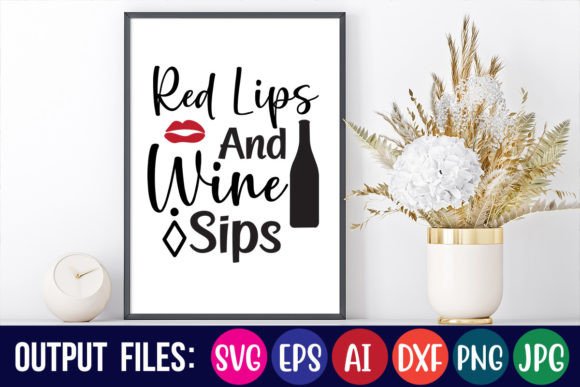 Red Lips and Wine Sips: Graphics and Crafts for Editorial Design