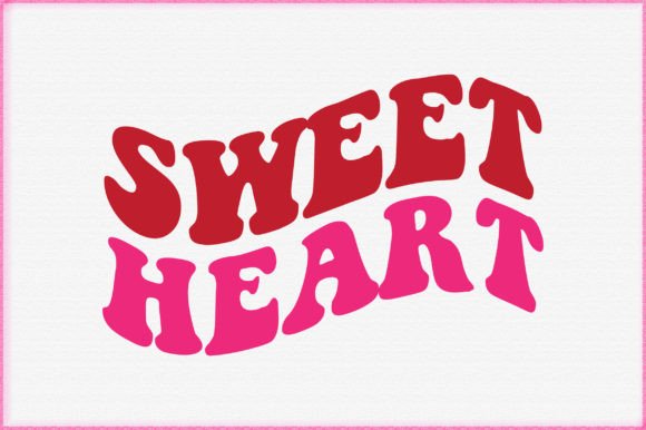Retro Sweet Heart Svg Graphics