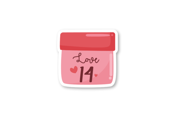 Valentine Stickers Graphic Art Cute