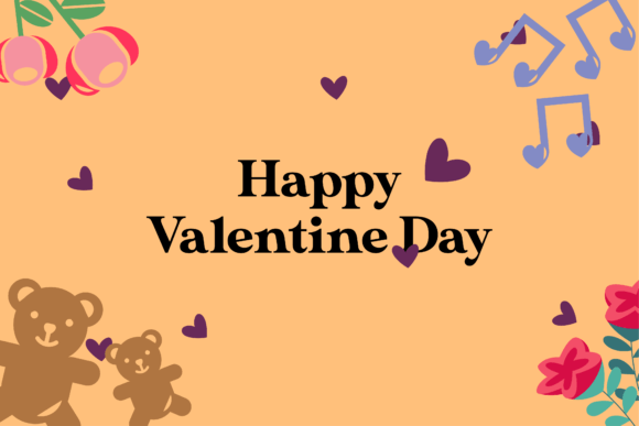 Valentine Yellow Background Art Graphics